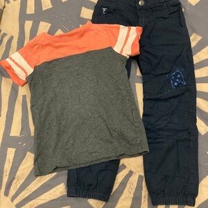 Mini Boden shirt and Polarn O Pyret pants 5T